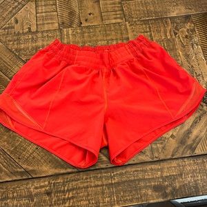 Lululemon Hotty hot shorts. Size 10. 4 inch length